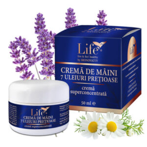 Cremă de mâini cu 7 uleiuri prețioase – 50 ml